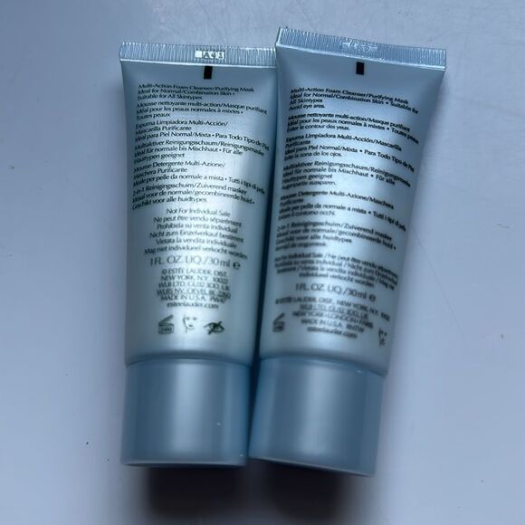 Bundle of two Estee Lauder Perfectly Clean Foam Cleanser Duo -each 1 Oz - Picture 2 of 4